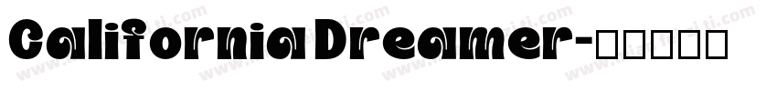California Dreamer字体转换